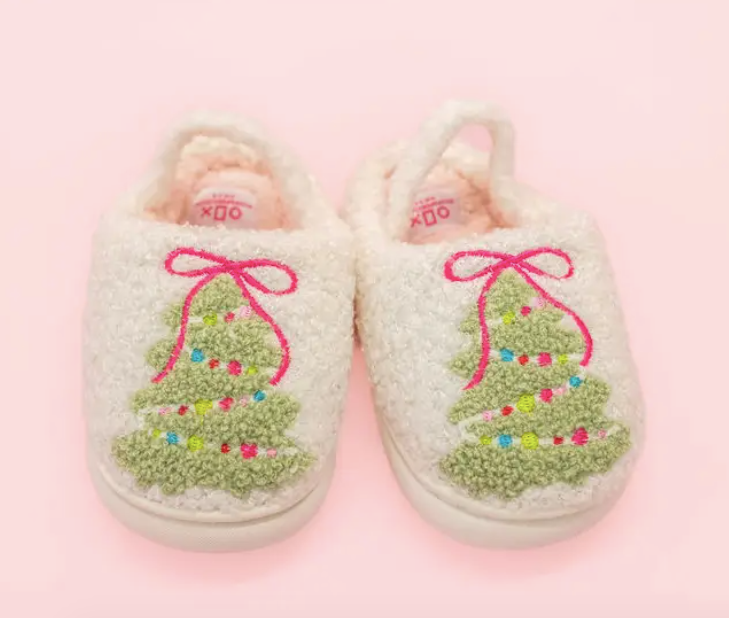 4 Styles-- Toddler/Kids Fuzzy Plush Slippers (Preorder)