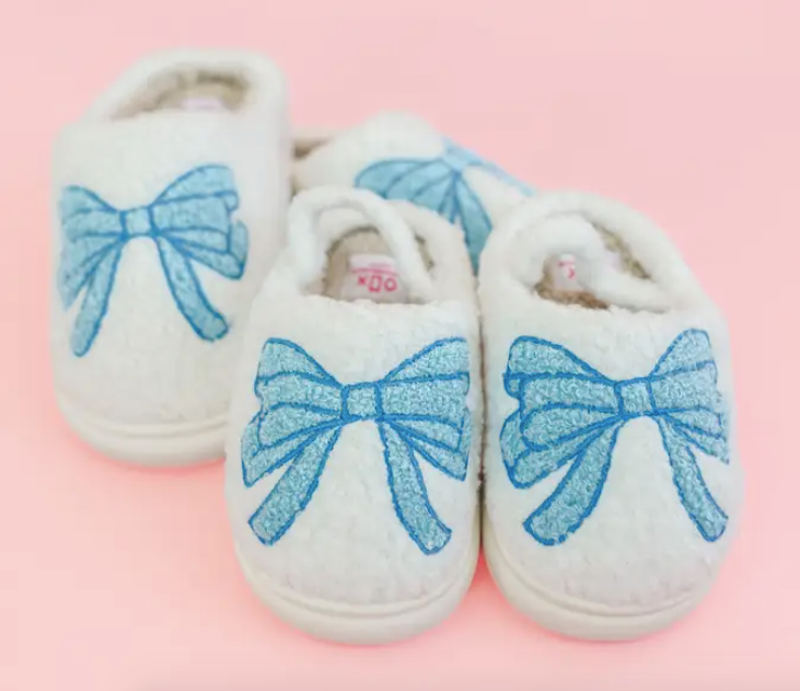 4 Styles-- Toddler/Kids Fuzzy Plush Slippers (Preorder)