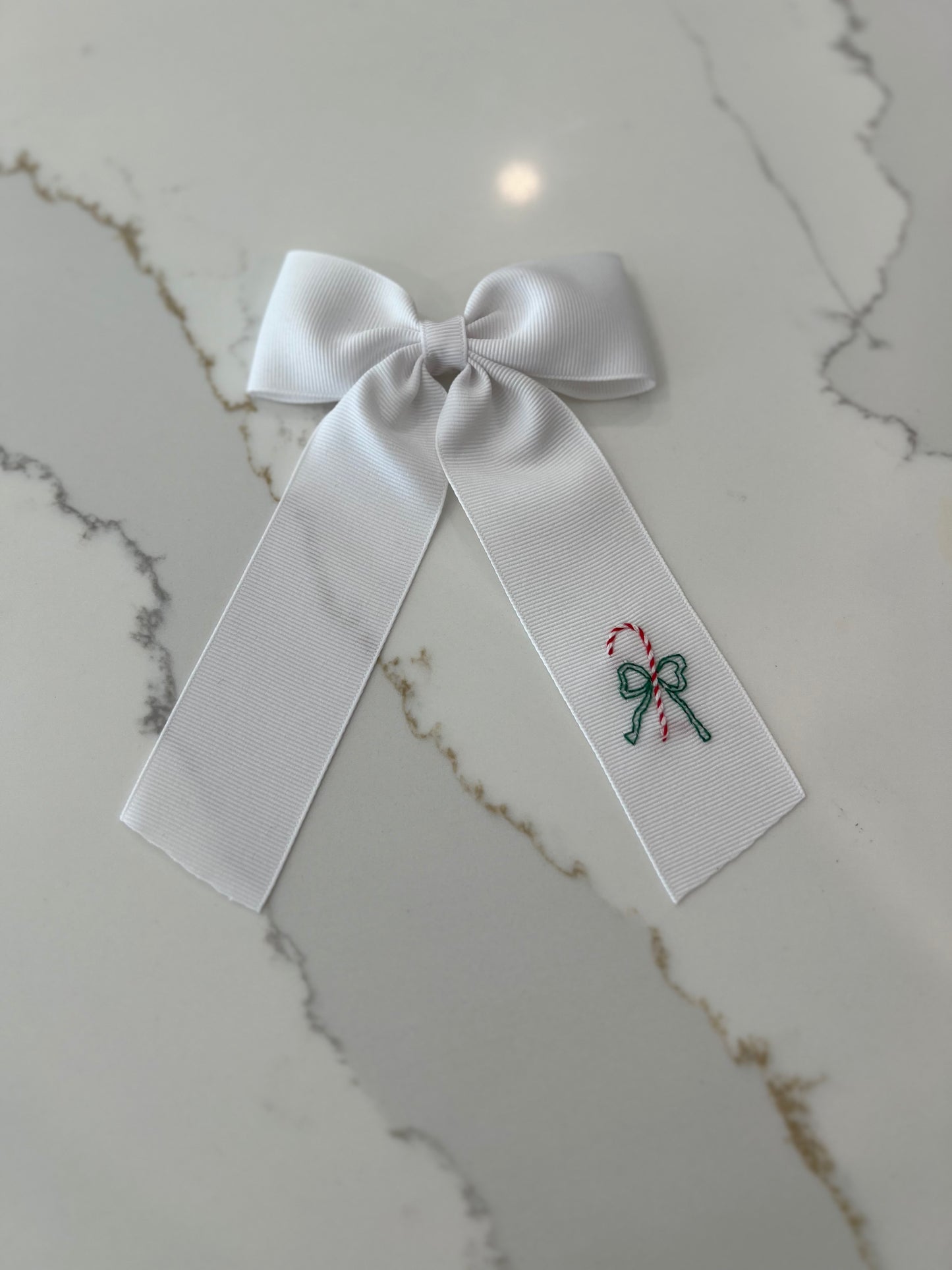 Candy Cane Bow
