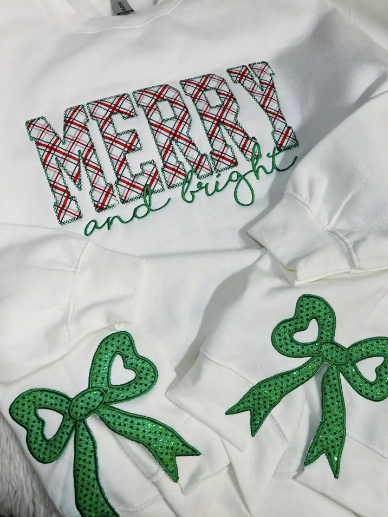 Adult Side Bow Sweatshirt (Preorder)